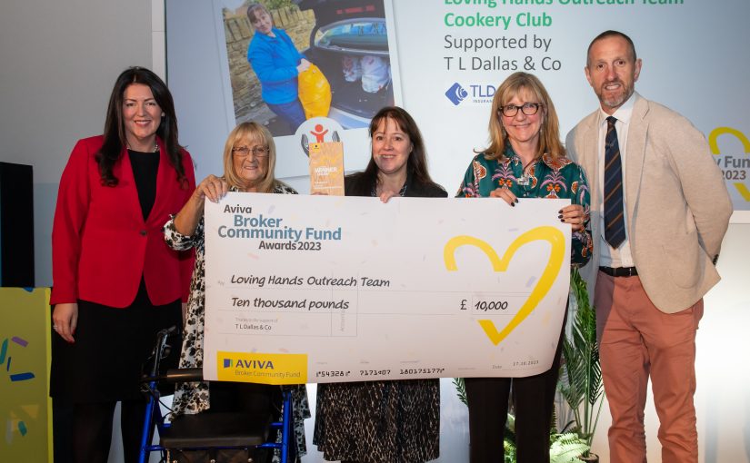 Kirklees charity feels the love from insurance firm’s £10,000 donation